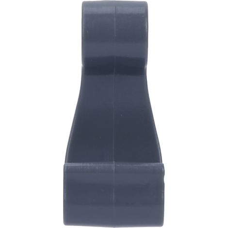 crochet en plastique résistant pour fixer une bâche sur un bateau, un kayak, un canot pneumatique ou un bateau gonflable (gris clair) (1/5)