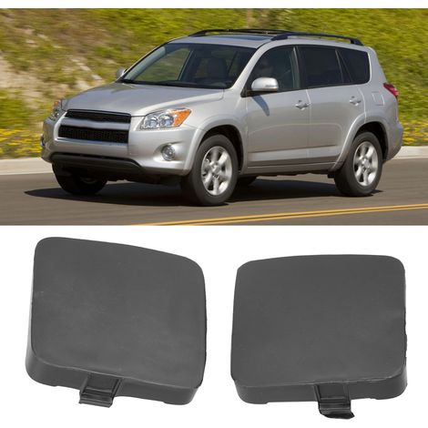 2 Stück Abdeckkappen für die Anhängerkupplungsöse an der vorderen Stoßstange 53286-0R907 Passend für Toyota RAV4 2009-2012 (1/5)