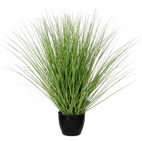 Herbe Artificielle Pvc Pot Décoration Végétale Sans Entretien - Mica Decorations