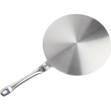 Wärmeverteilerkonverter aus Edelstahl für Gas-/Elektro-/Induktionsherde, Haushaltsgröße, 22 cm (1/5)