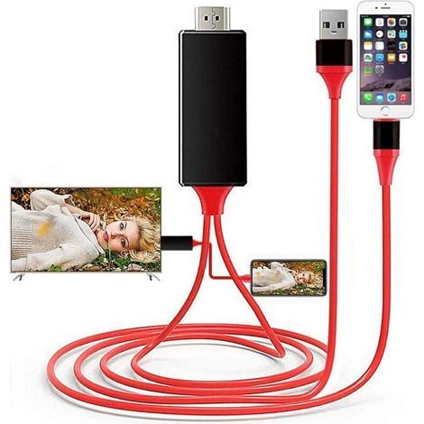 Adaptador Lightning a HDMI 1080p – Certificado por Apple MFi – Plug & Play – Compatible con iPhone, iPad e iPod (1/5)