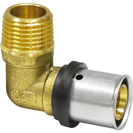 Pipetec Pressfitting Mehrschichtverbundrohr TH U Übergangswinkel (1/3)