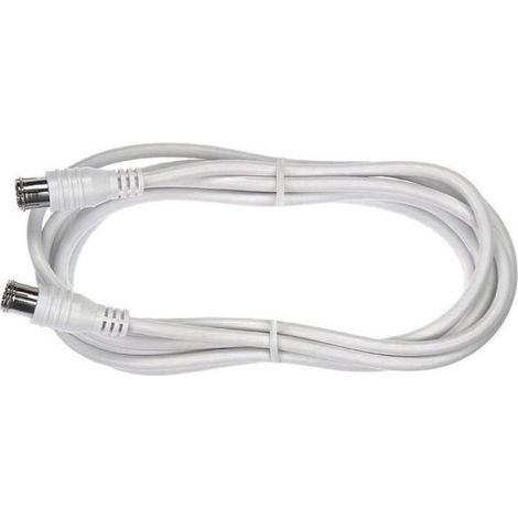 Câble de raccordement Axing SAK 991-00 [1x F à raccord rapide - 1x F à raccord rapide] 10 m blanc