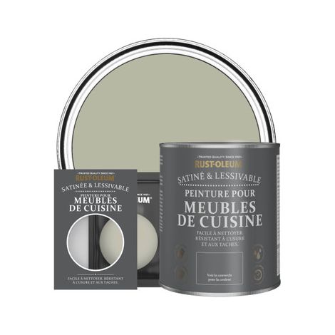 Peinture pour Meubles de Cuisine, Finition Satinée - Grège (1/3)