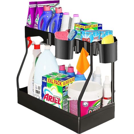 Ripiano portaoggetti multiuso per cucina, bagno, WC, lavandino.