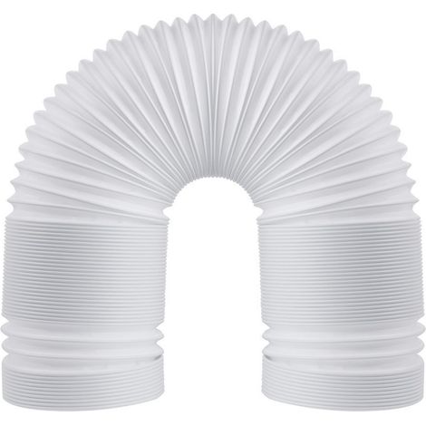 Manguera flexible para aire acondicionado, de 1,5 m de longitud y 150 mm de diámetro, para aires acondicionados, campanas extractoras, secadoras y deshumidificadores. (1/4)