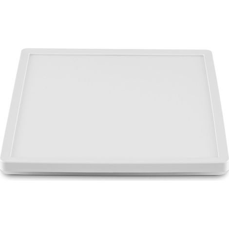 Lámpara de techo cuadrada, blanca, delgada, 22W, 2900lm, 4000K, 29,2 cm, Videx