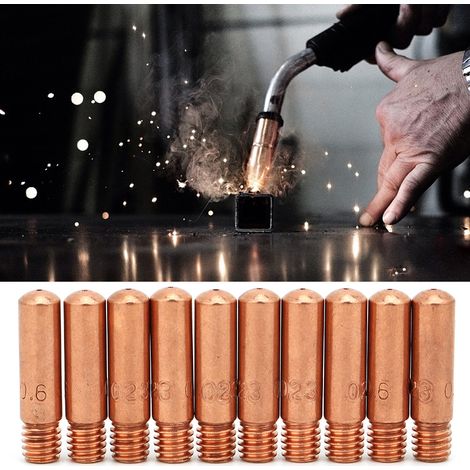 30 embouts de contact 11-23, 11-30 et 11-35 pour pistolet de soudage MIG Tweco Mini 100L (1/5)
