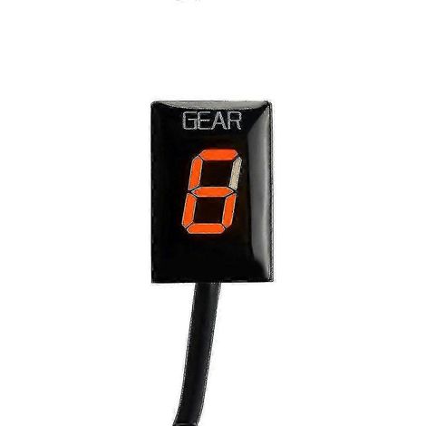 Indicateur de vitesse VFR 800X - Accessoire indicateur de rapport engagé pour moto (Orange) (1/5)