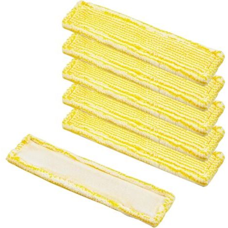6 Pcs Chiffons de Nettoyage en Microfibre pour Karcher Bonnette Microfibre Lingette pour Lave Vitre Karcher WV2 WV5 Premium pour Nettoyeur Vitre Aspirateur de Fenêtre Accessoires (1/5)
