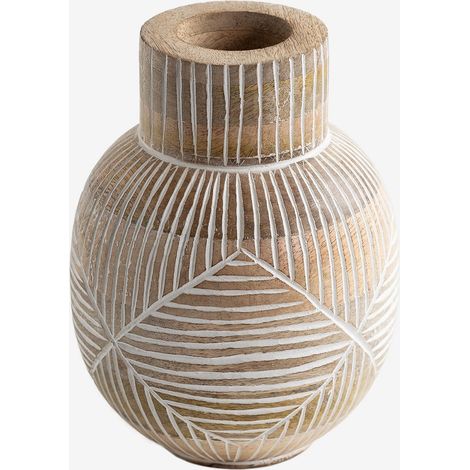 Jarrón en madera de mango Gelo SKLUM