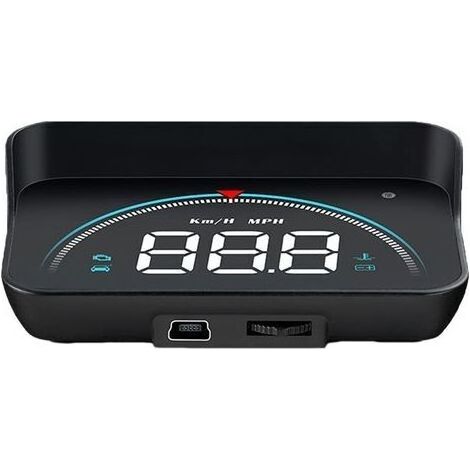 M8 HUD Affichage tête Haute Voiture ,Affichage De Voiture De Jauge ODB 3.5 Pouces Affichage Tête Haute OBD2 HUD Projecteur Affichage De Voiture Numérique Pour Voiture Multifonction Portable(n (1/5)