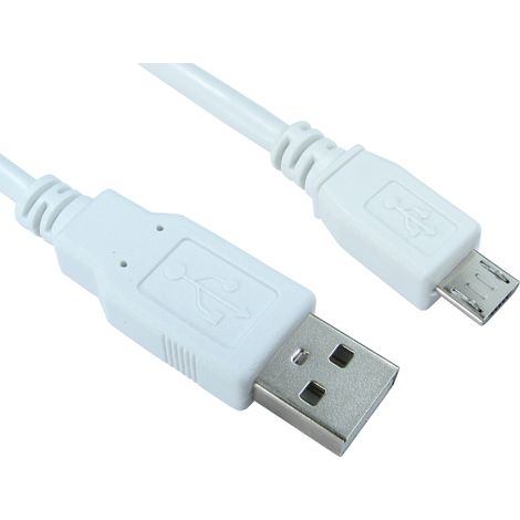 Câble USB RS PRO, Micro USB B mâle vers USB-A mâle, 0.5m ( Prix pour 1 )