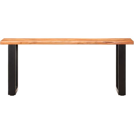 Maison Exclusive - Sitzbank mit Naturkanten 110 cm Akazie Massivh (1/5)