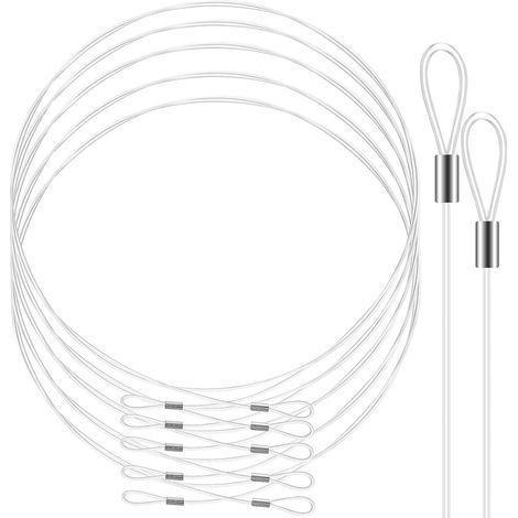 Lot de 12 fils de suspension en nylon à double boucle de 1 5 (1/5)