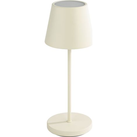 Lámpara de mesa APS Merle, altura 305 mm, blanca