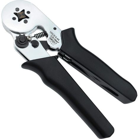 Pince à sertir auto-ajustable pour manchons d'extrémité 0,25 mm² - 10 mm² - Pince à sertir auto-ajustable pour électriciens