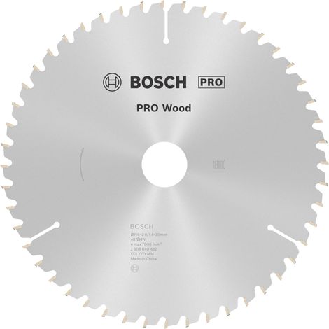 Lama per sega circolare Bosch PRO Wood, 216 x 2 x 30 mm, T48 (1/5)