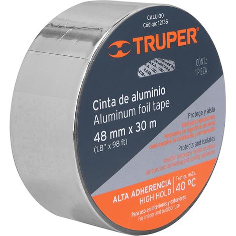 Cinta de aluminio - 30 m - 48 mm