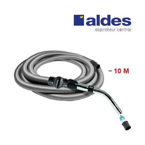 Flexible ALDES avec poignée standard chromée remplace la poignée de commande pneumatique ALDES 11070062 avec douille de démarrage - longueur au choix - 10m