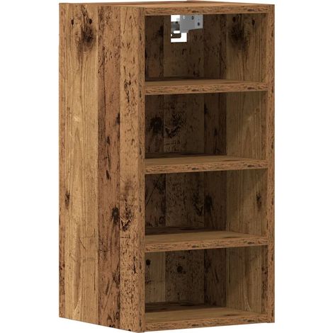 Mueble de cocina mural de diseño moderno 30 x 29,5 x 60 cm madera de ingeniería acabado envejecido 020050445 (1/5)