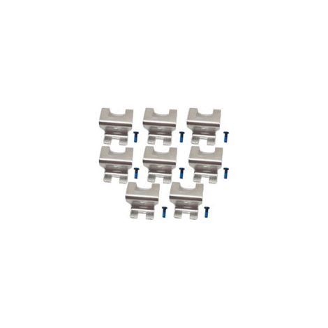 Crochets de Rangement pour Garage - Lot de 8 - Support Muraux Polyvalents pour Outils, Câbles, Équipements - avec Adhésif Fort et Vis