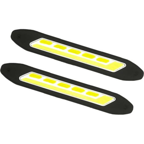 Lot De 2 Feux Jour à Led Étanches Bicolores, Bande Lumineuse En (1/5)