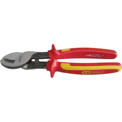 KS Tools - Coupe-câbles électrique isolé, 8'' - L.215 mm - 117.1123