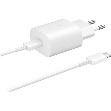 Samsung ultra fast usb c pd 3a 25w wandladegerat - wei