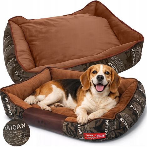 Kamouflage-Hundebett L grau (25) (1/5)