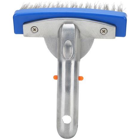Brosse de Piscine Brosse d'acier inoxydable de piscine de 5.5in pour Nettoyer Les piscines Salles de Bains, sols et Murs (1/5)