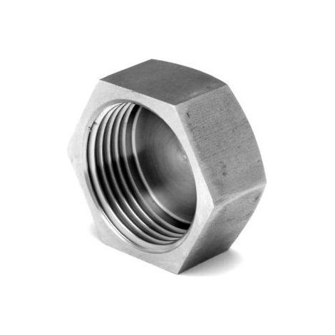 Tapón de acero inoxidable 316 hembra 15/21 - Conectores metálicos