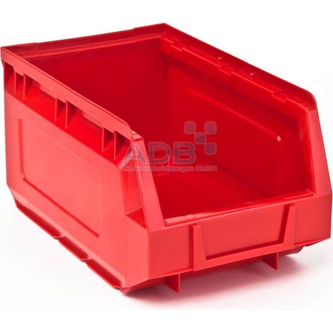 ADB Ergobox Lagersichtkasten rot Grösse 3 Sichtlagerkasten Stapelbox Schütte (1/2)