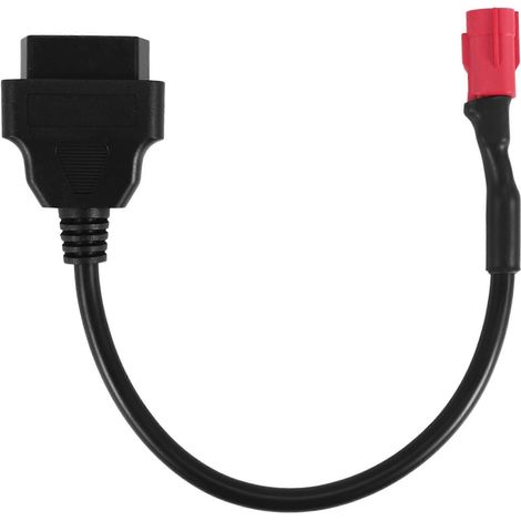 Câble OBD pour moto avec connecteur 6 broches, adaptateur de diagnostic 6 broches vers OBD2 16 broches (1/5)