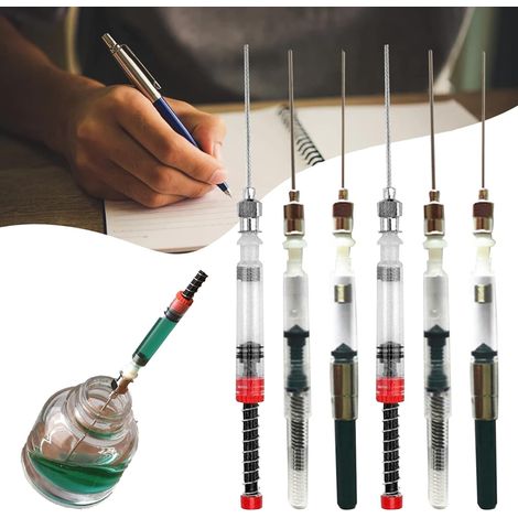 Seringue Convertisseur encre pour stylo plume, Remplissage d'encre pour stylos plume, 6PC (1/5)