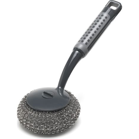 Addis Comfigrip detersivo paglietta Scrub Manico Lungo, Metallizzato Grafite, 26 x 10 x 12 cm (1/4)