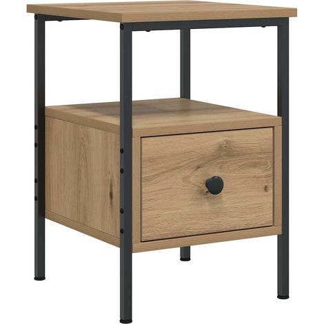 Maison Exclusive - Nachttisch Artisan-Eiche 34x36x50 cm Holzwerks