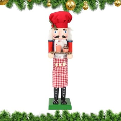 Casse-noisette de Noël en bois 38 cm (1/5)