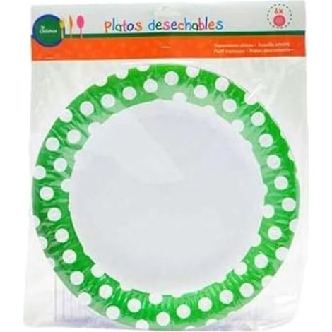 Einweg-Teller - BigBuy Home - Mehrfarbig - 14,46 x 11,46 cm - Nicht spülmaschinenfest