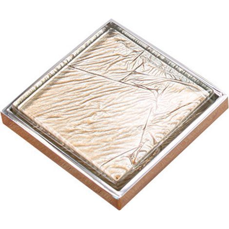 Poignée de tiroir et placard carrée en cristal pour meuble et armoire (Blanc, L) (1/3)