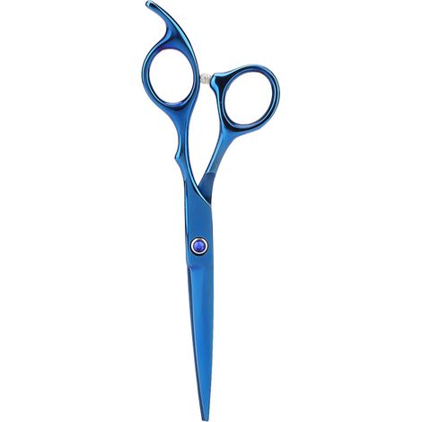 Ciseaux professionnels bleus pour coupe de poils de chien, tonte et coiffure canine, paire de lames de toilettage (1/5)