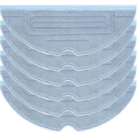 6pcs Serpillière pour Roborock S7 Pro Ultra S7 MaxV Ultra S7 Plus S7 Max Pièces de Rechange Accessoires pour Roborock S7 T7s T7s Plus Robot Aspirateur (1/4)