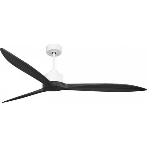 Modulo Latino Slim - Super destratificateur et ventilateur DC 166 cm blanc  pales bois noir  idéal 30 à 60 m² (1/5)
