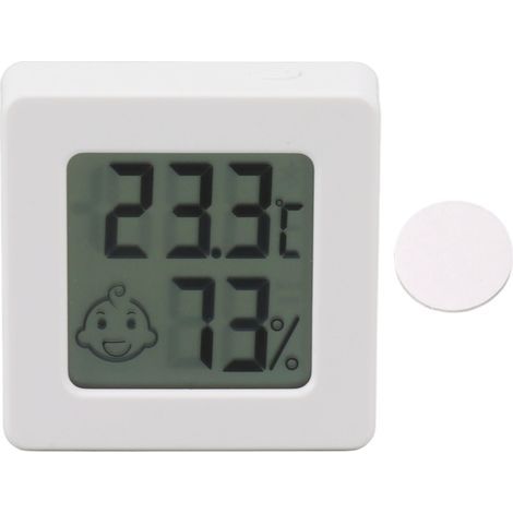 Mini High-Precision Compact Portable Digital Hygrometer Thermometer Temperature and Humidity Gauge for Home Kitchen (1/5)