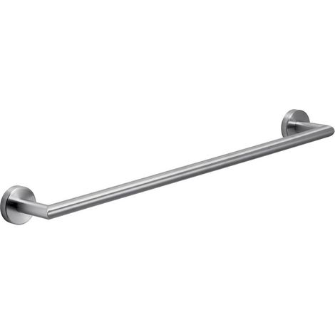 Porta Salviette Da Muro 60Cm In Acciaio Cromato Spazzolato  Loto