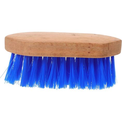 Ensemble de brosses de nettoyage pour chevaux (4 pièces, brosse en bois à poils rigides) (1/5)