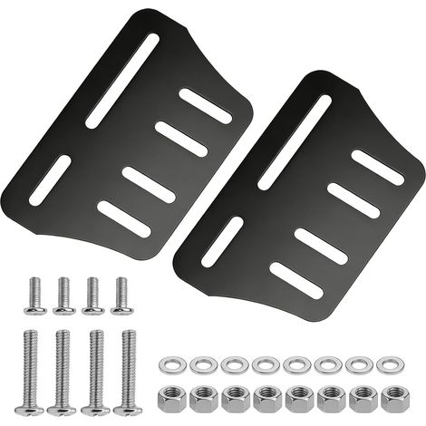 Kit de 2 supports cadre lit renforcés, plaque modification universelle (1/5)