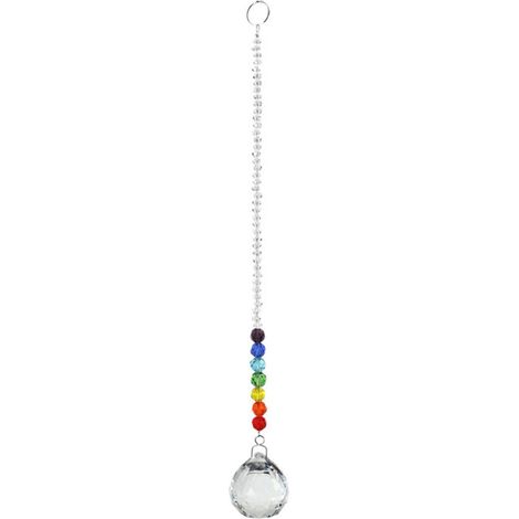 Hängende Chakra-Dekoration mit Kristall