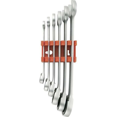 Jeu de clés mixtes à cliquet TOOLCRAFT 824124 6 pièces 8 - 19 mm (1/5)