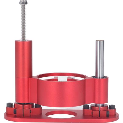 Base de toupie en aluminium, tige en acier inoxydable, hauteur max 47 mm, table de levage pour menuiserie (1/5)